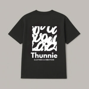 Áo thun đen tay ngắn Thunnie "emotion & clothes"