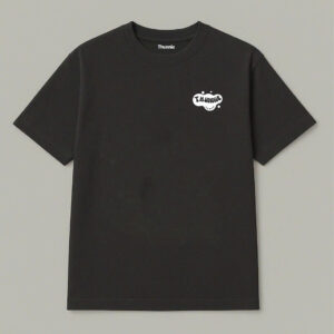 Áo thun tay ngắn đen "đi chơi hom" Thunnie